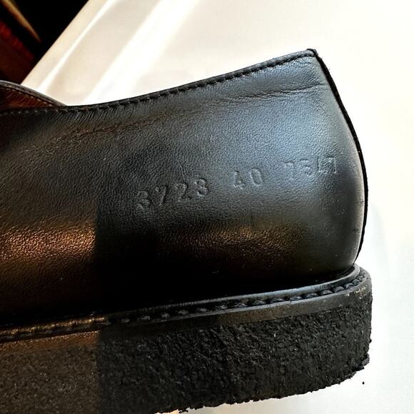 Common Projects Leather & Suede Creepers in Black - Picture 6 of 6